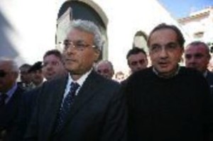 Marchionne con il Presidente Chiodi