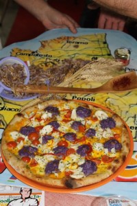 La pizza Ori e Sapori d'Abruzzo