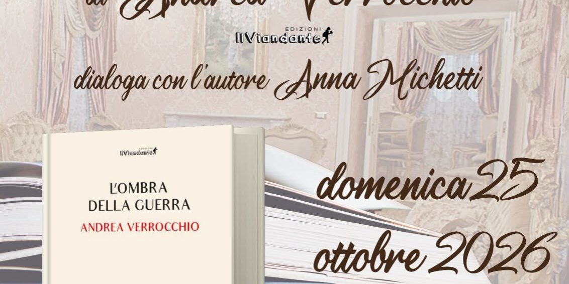 Locandina L’ombra della guerra a Palazzo Tilli