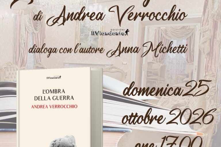 Locandina L’ombra della guerra a Palazzo Tilli